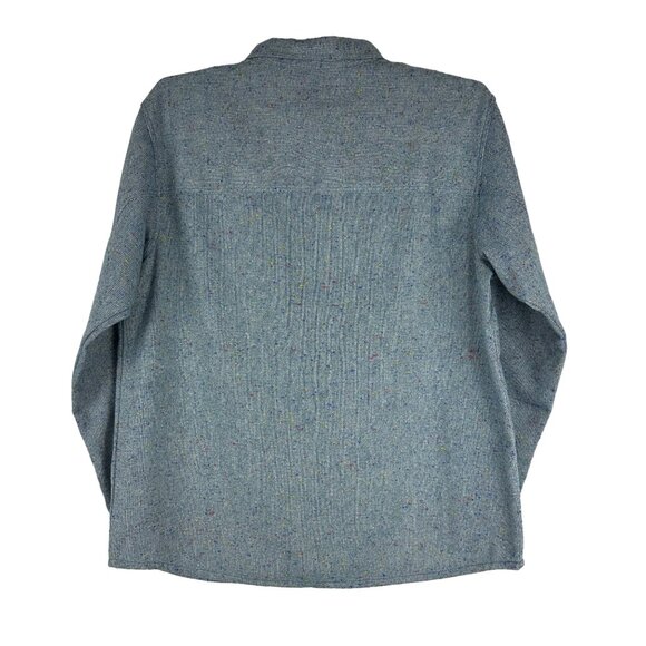 Columbia Glenallen EXS Mens Shirt Jacket Long Sleeve Splatter Blue XL - Picture 8 of 13